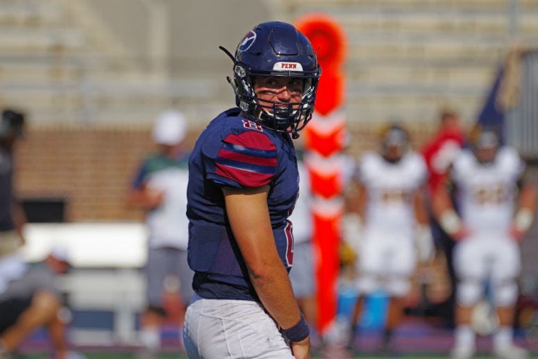 Penn starting quarterback Nick Robinson.