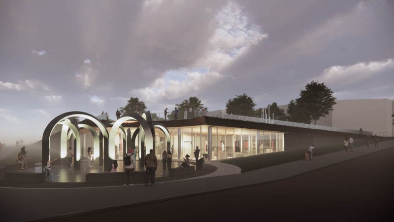 The final design for the permanent memorial for the victims of the white supremacist attack at Tops Friendly Market on May 14, 2022, which claimed the lives of 10 Black people.
