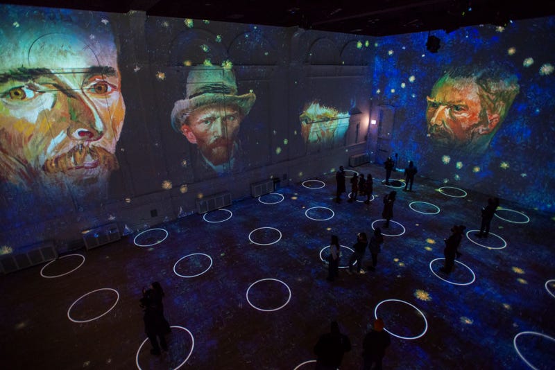 Immersive Van Gogh exhibition