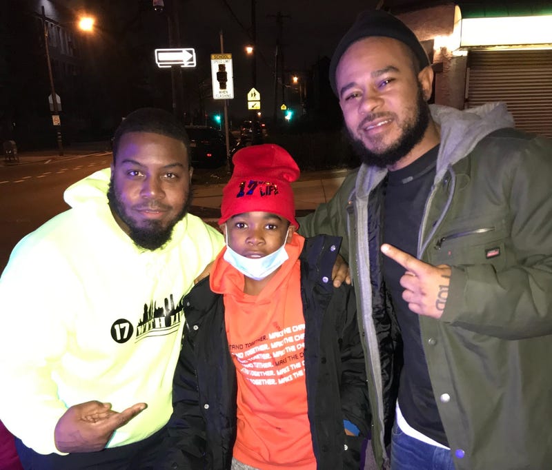 Jason Campbell (left) is a founding member of community organization 17 With Life, which organized a town hall in the Mount Airy section of Philadelphia to address the gun violence plaguing the city.