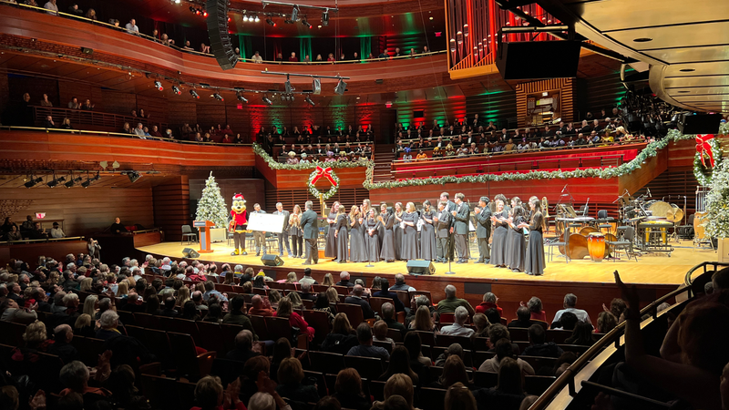 9-12 Christmas Choir Champions Council Rock High School South Performs at the Kimmel Center