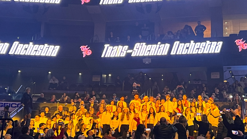 B101 2023 Christmas Choir Competition Winners Open for Trans-Siberian Orchestra at Wells Fargo Center