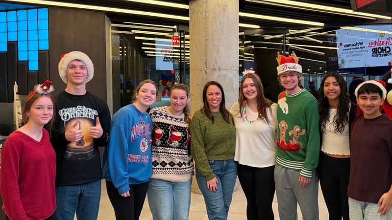 B101's 2025 High School Christmas Choir Competition Champions Woodstown High School Performs at B101