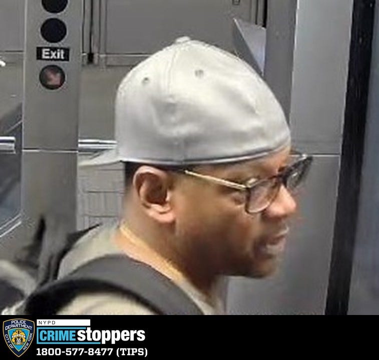 Police released images of a suspect Thursday