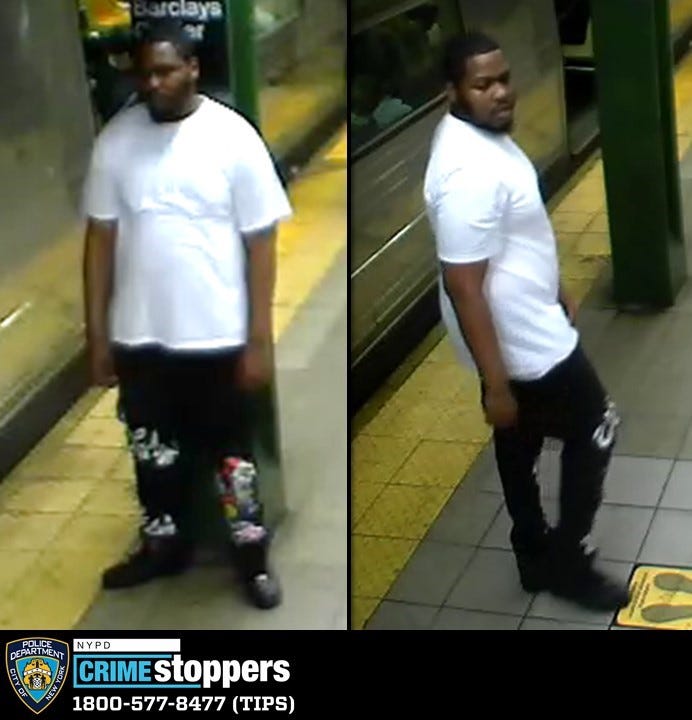 Police released images of the suspect Friday