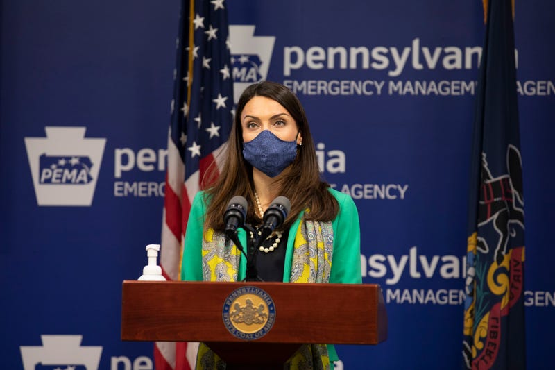 Department of Health Acting Secretary Alison Beam provides updates on COVID-19, including over 3.9 million vaccinations to date, and plans for future vaccine roll-outs. Pennsylvania Emergency Management Agency in Harrisburg, March 18, 2021.
