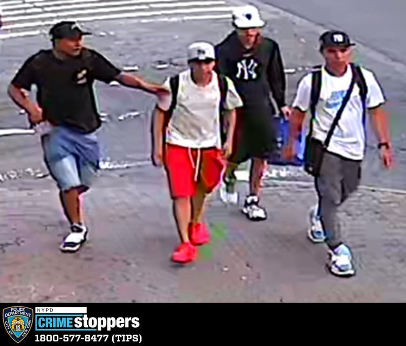 In addition to the prime suspect, four men are being sought for questioning in the case