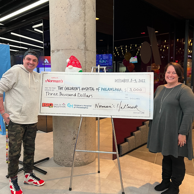 Thank you to Norman's Hallmark, our 1PM-2PM Power Hour Sponsor on 12/8 for our 21st Annual BIG 98.1 Loves Our Kids Radiothon