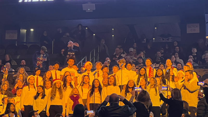 B101 2023 Christmas Choir Competition Winners Open for Trans-Siberian Orchestra at Wells Fargo Center