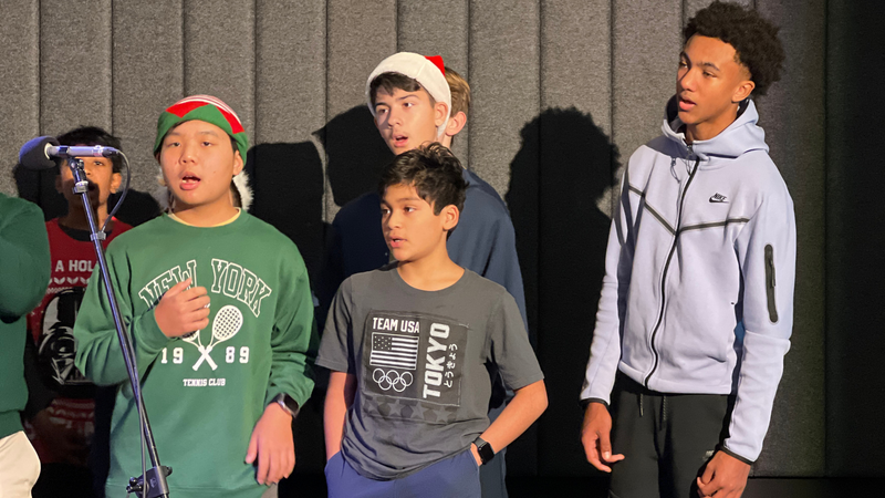 B101's K-8 Division 2023 Christmas Choir Competition Champions Murray Avenue School Perform at B101