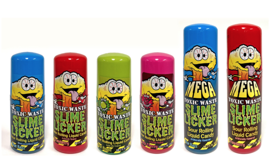 Candy Dynamics's " Slime Licker Sour Rolling Liquid Candy," was recalled on Oct. 5, 2023. 