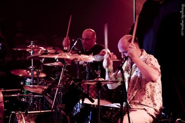 New Originals drummers Steve Migs and Ryan Castle