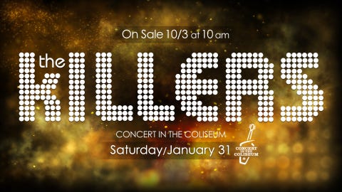 Concert in the Coliseum with The Killers