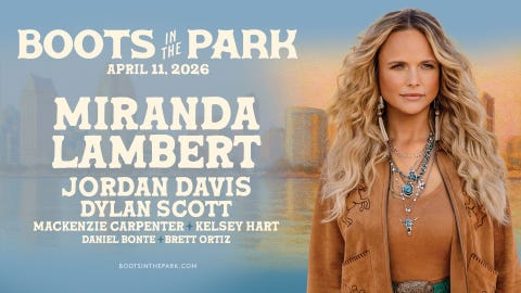 Boots in the Park with Miranda Lambert
