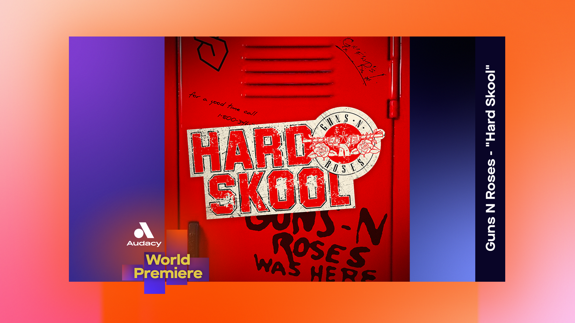 World Premiere: Guns N' Roses 'HARD SKOOL'