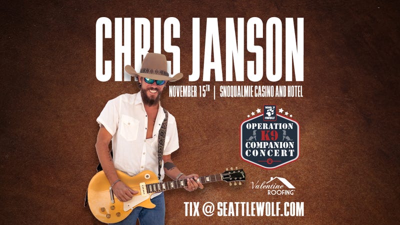 100.7 The Wolf's Operation K9 Companion Concert with Chris Janson