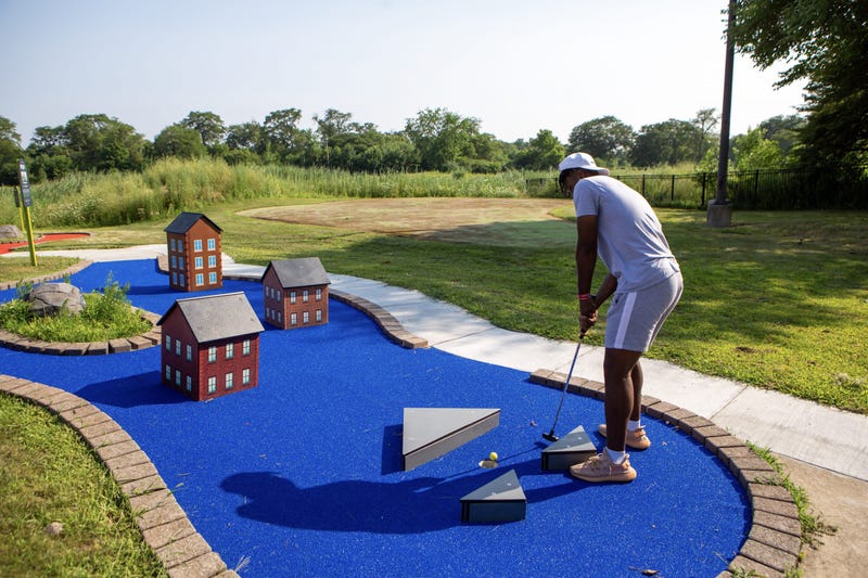 A community-led, youth-designed, conservation-themed miniature golf course, named Douglass 18, opened Saturday in North Lawndale.