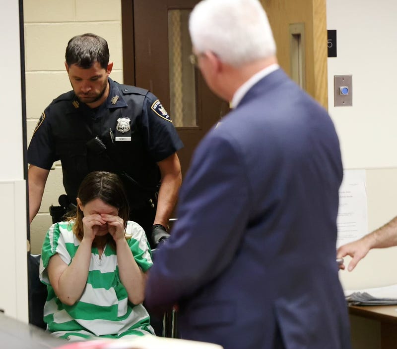 Kerri Bedrick was in a wheelchair during the arraignment