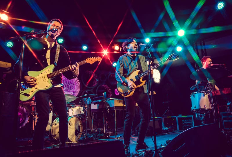 Local Natives performing live at KROQ