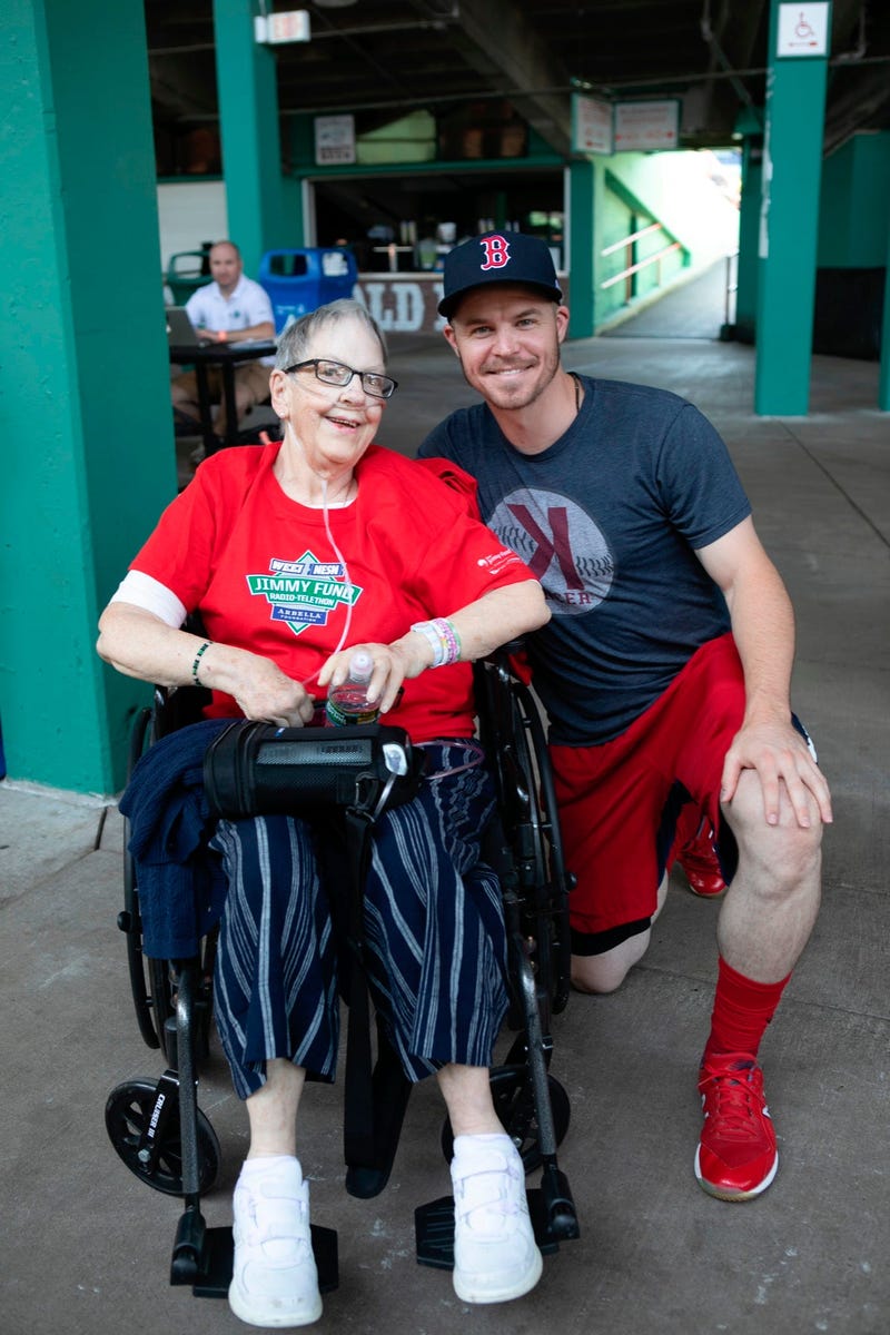 Brock Holt with Lilla Woodhouse