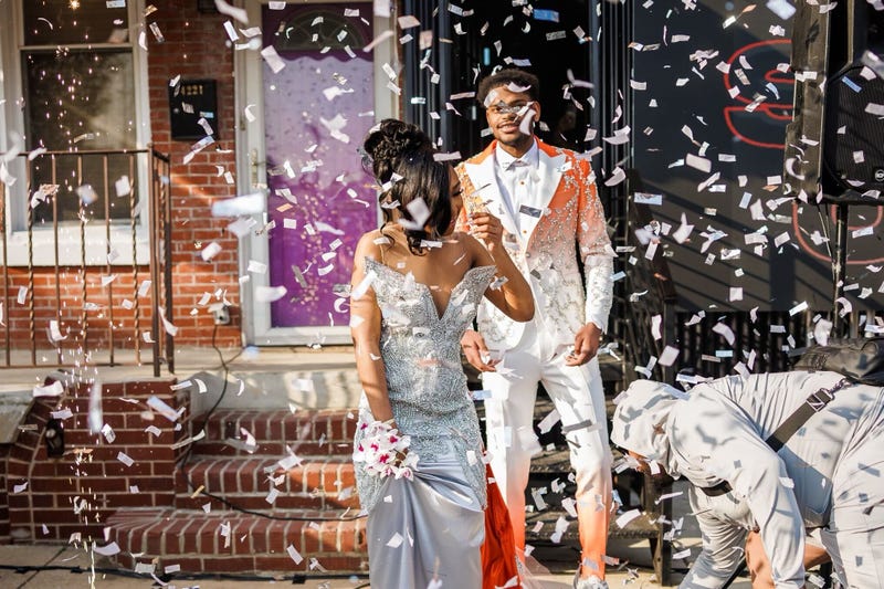 Zahir Harris and his prom date