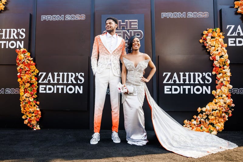 Zahir Harris and his prom date