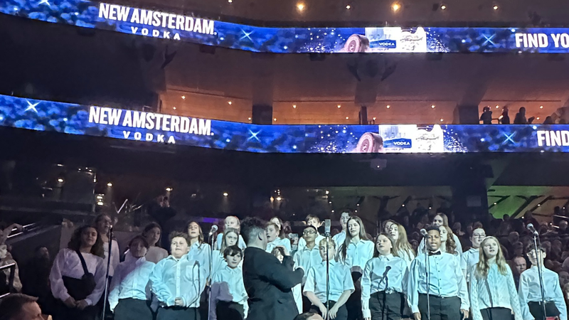 B101 2024 Christmas Choir Competition Winners Open for Trans-Siberian Orchestra at Wells Fargo Center