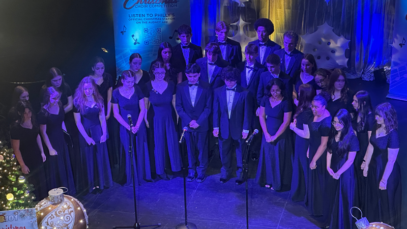 Woodstown High School, B101's 2025 Christmas Choir Competition High School Division Champions Open for the Philly Pops: A Philly Holiday Spectacular
