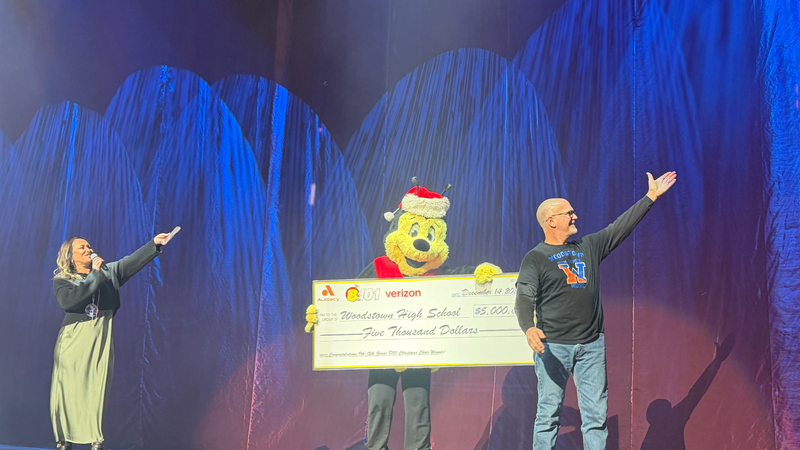 B101 2025 Christmas Choir Competition Winners Recognized at Trans-Siberian Orchestra at Xfinity Mobile Arena