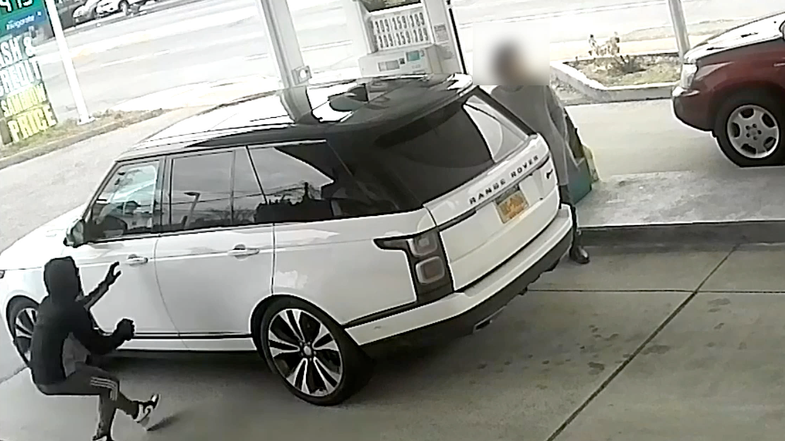 Dog thrown from Range Rover, dragged along LI road by depraved car thief