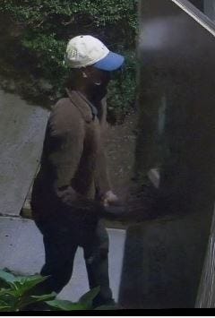 Nassau County Police released on Thursday surveillance images of a burglar who robbed the donation box of a Long Island Catholic church after breaking and entering, in hopes that someone recognizes him.