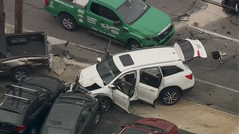 car crash in Prospect Park