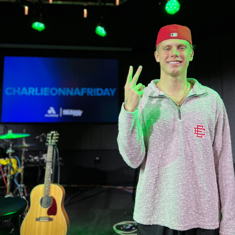 charlieonnafriday’s visit at 96.5 TDY's Artist Lounge