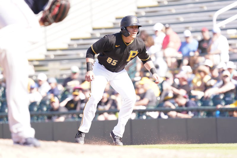Mason Martin running bases