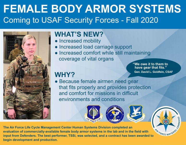 Air Force Female Body Armor
