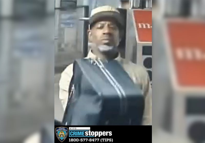 Police are searching for a suspect after a man was nearly shoved onto the tracks at a subway station in Williamsburg on Monday