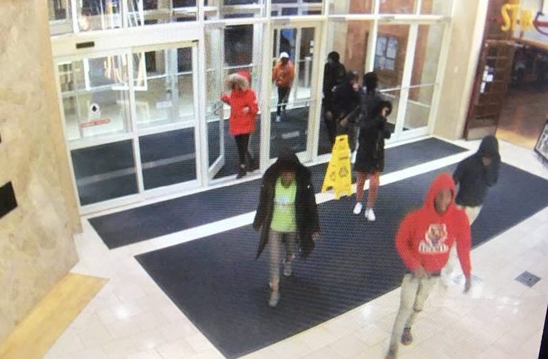 Authorities released surveillance photos of a group of people wanted in connection with purse thefts Oct. 16, 2019, at Northbrook Court, 1515 Lake Cook Road in Northbrook