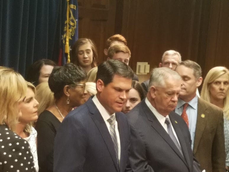 Republican lawmakers have added protections for police and other first responders in the bill already passed by the state House