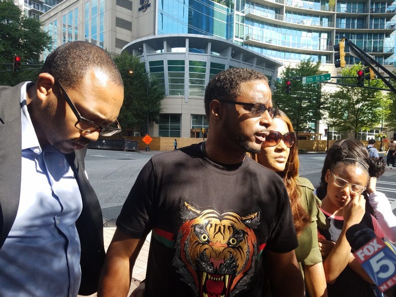 The Savage Family interrupted a news conference that was being held by a rep for R Kelly last Friday in midtown Atlanta