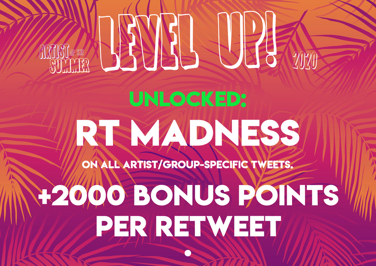 LEVEL UP: A way to gain more points for your Artist(s). (1/3 have been unlocked)