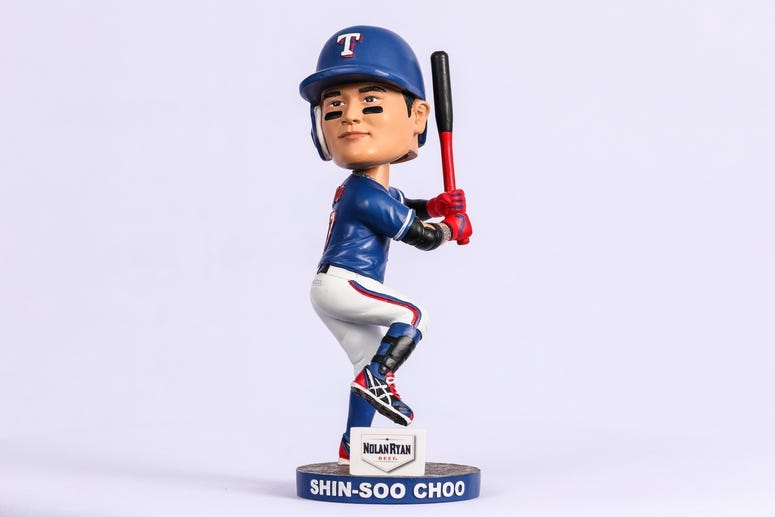 Texas Rangers Sin-Choo Shoo bobblehead will be available July 5th.