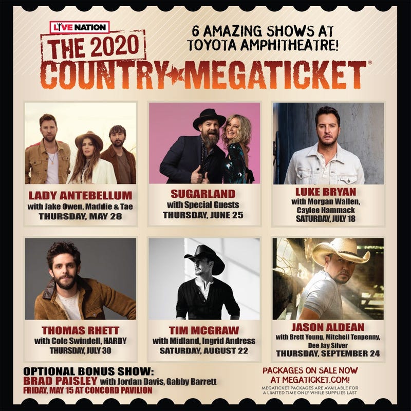 2020 Country Megaticket