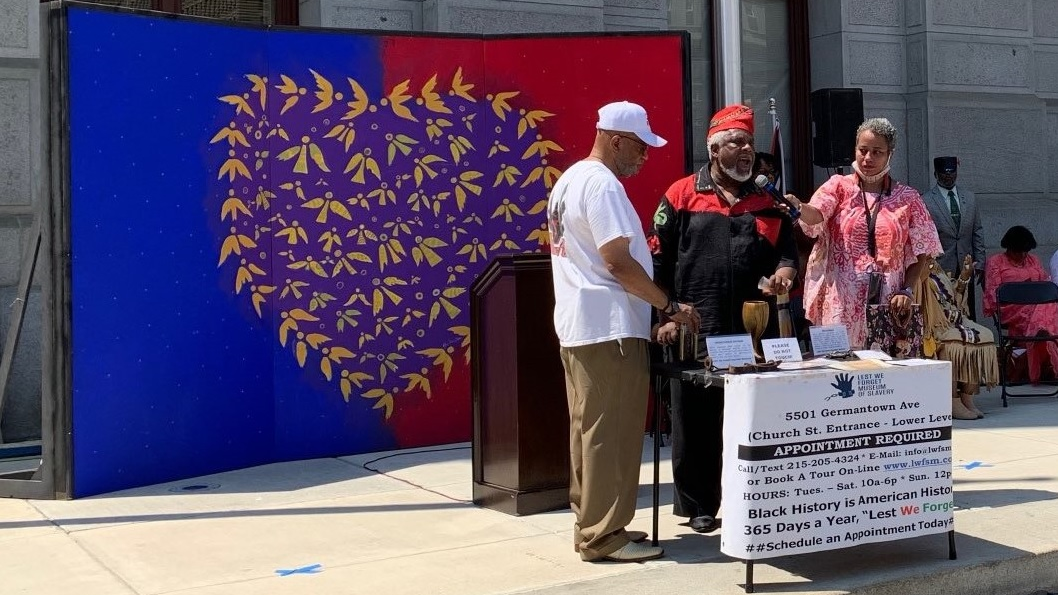 'Know your history': Juneteenth in Philadelphia begins with flag-raising