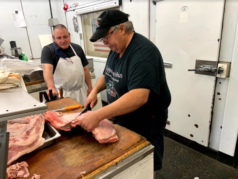 Domenick Crimi, general manager of Cappuccio's Meats in South Philly.