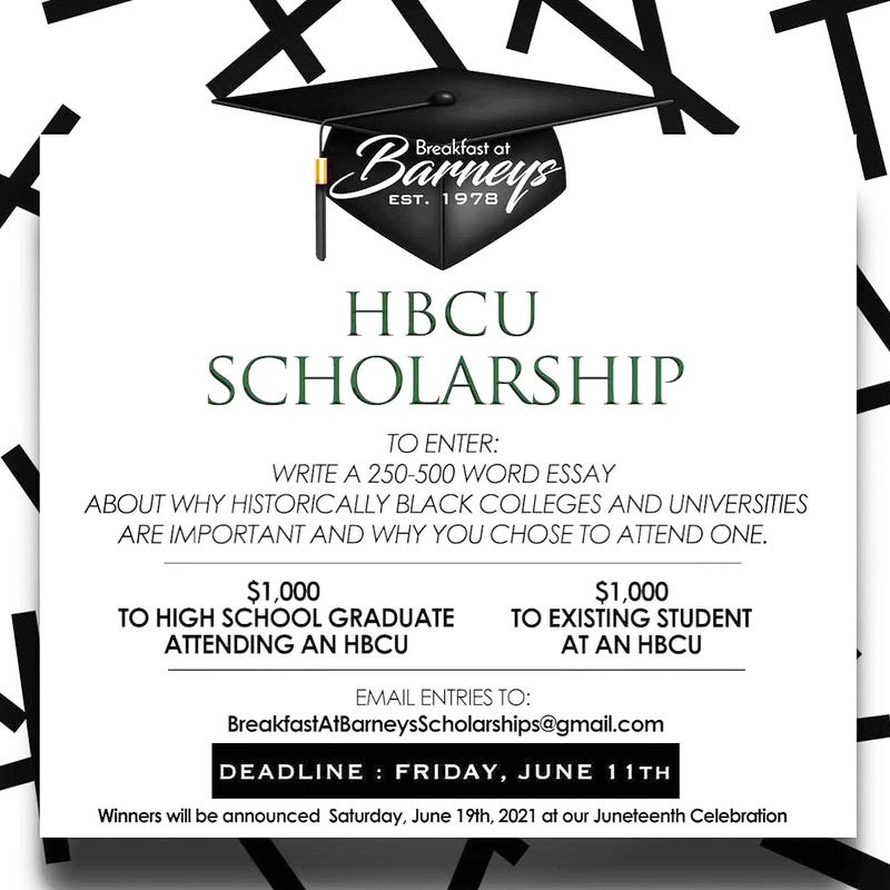 Breakfast at Barney's HBCU Scholarship Program