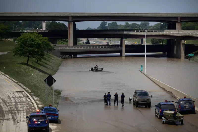 Flooding on I-75 in 2021