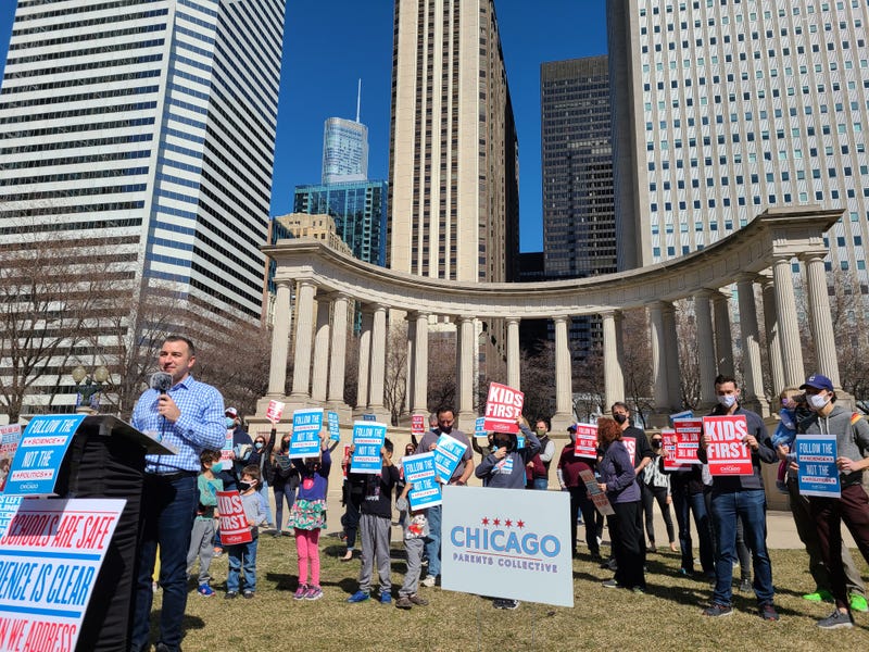 CPS parents, students rally for school reopening plan to reflect public health guidelines 
