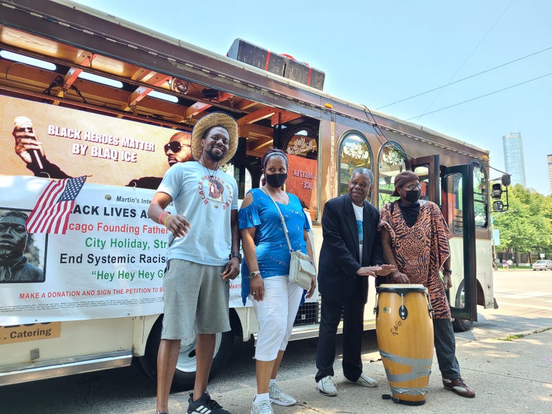 Celebratory caravan celebrates Lake Shore Drive renaming as questions loom about the change