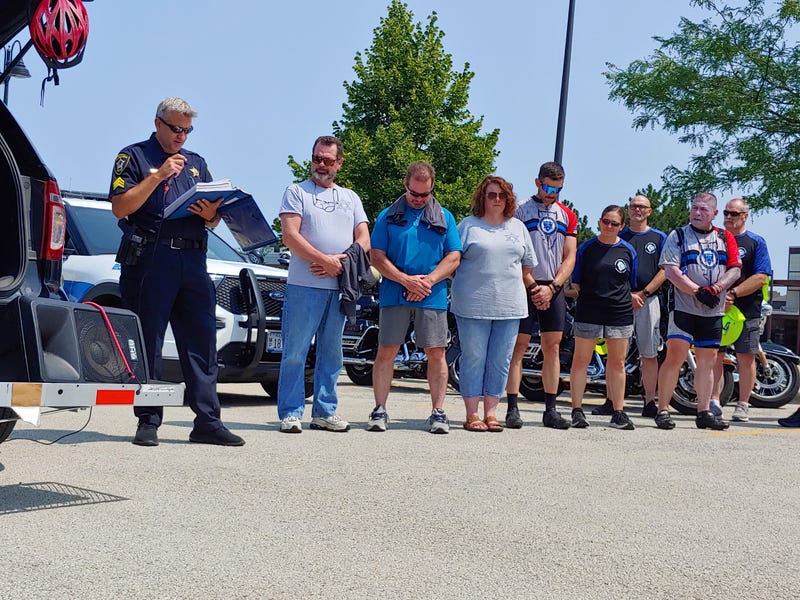 Dozens gather to honor fallen officers in Cycle Across Illinois 