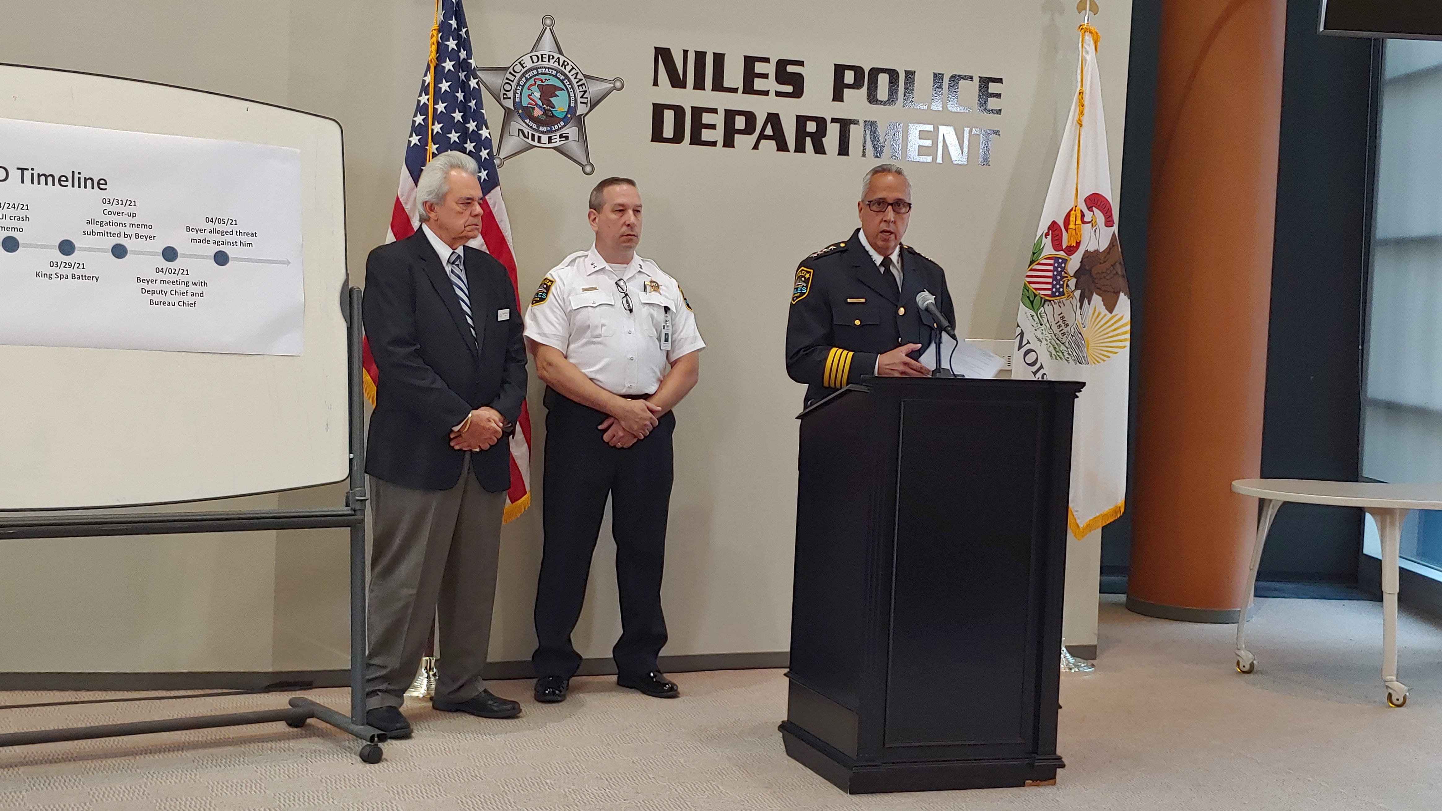 Niles police chief says ex-sergeant’s cover-up allegations unfounded